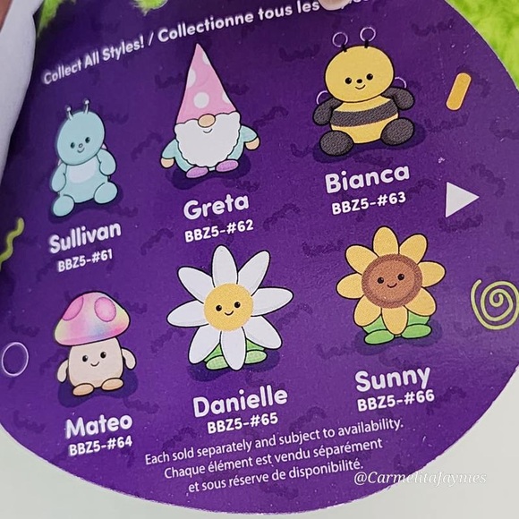 SUNNY 🌻 Yellow Sunflower GardenBumz Official Kellytoy Russ Bum Bumz Plush NWT - Picture 9 of 10